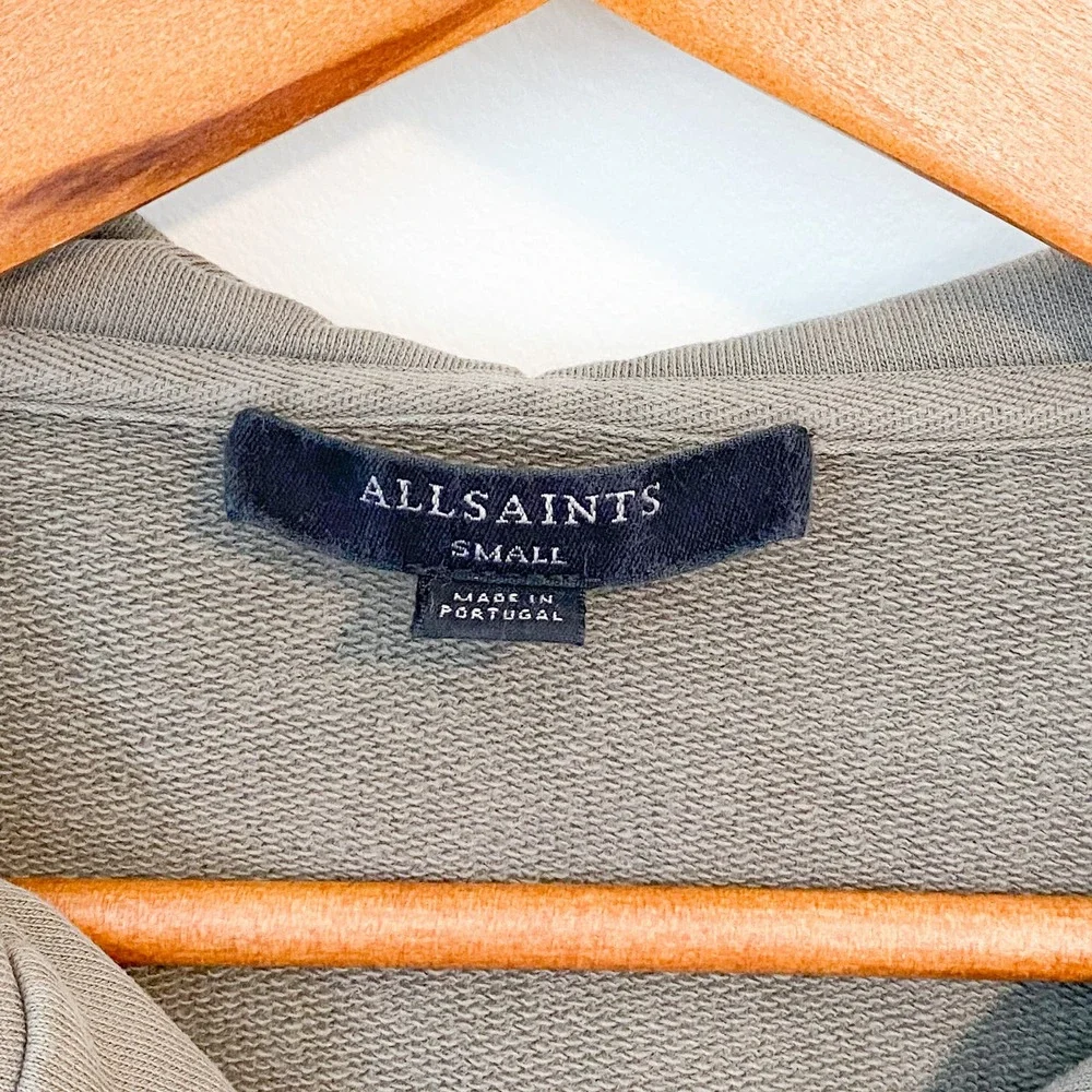 AllSaints Xonda Crop Zip Hoodie - Picture 6 of 12